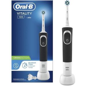 Oral-B- Brosse à dent électrique rechargeable Braun Vitality 100 Cross action Oral-B- Brosse à dent électrique rechargeable Braun Vitality 100 Cross action