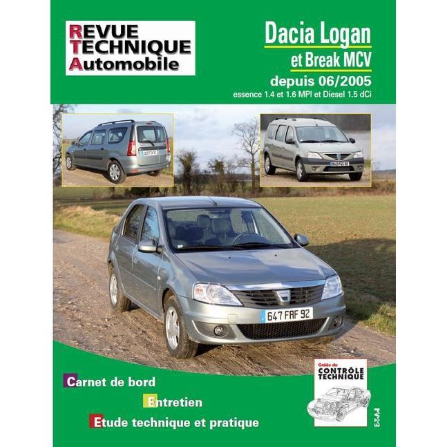 SCIENCES   MEDECINE Rta b727.5 Dacia Logan + mcv ; 09/07 ess 1.4/1.