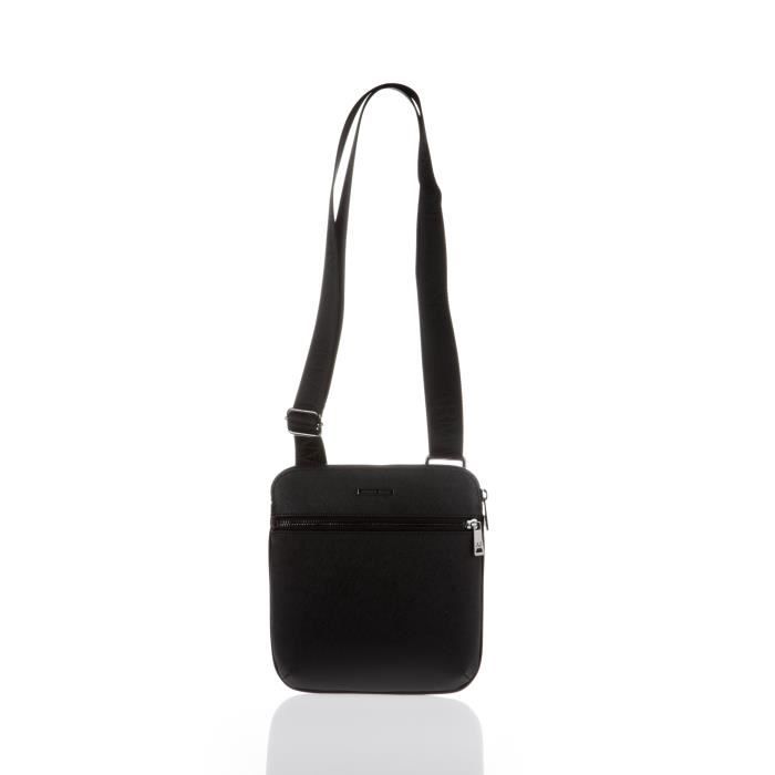 ARMANI JEANS - Sacoche Noir à Bandoulière - Homme