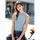Tee-shirt sans manches col roulé femme