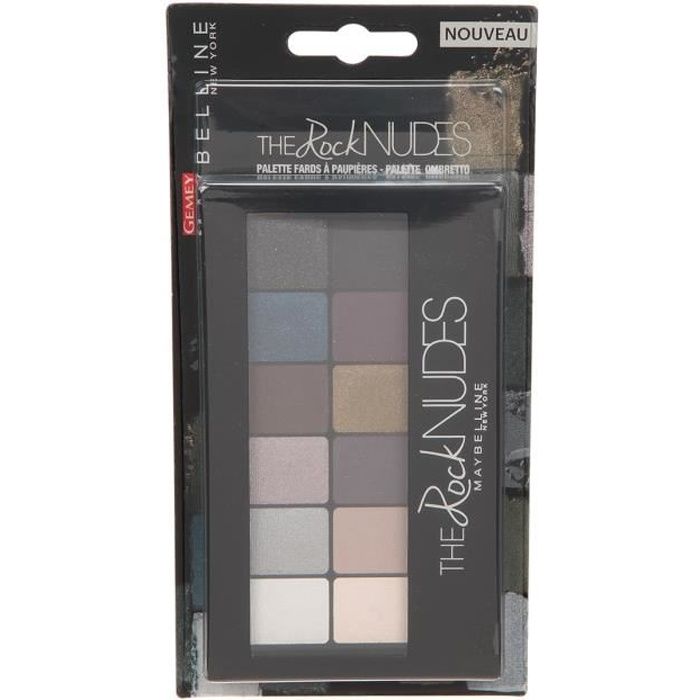 GEMEY MAYBELLINE Palette Ombre a Paupieres fap 02 rock nudes