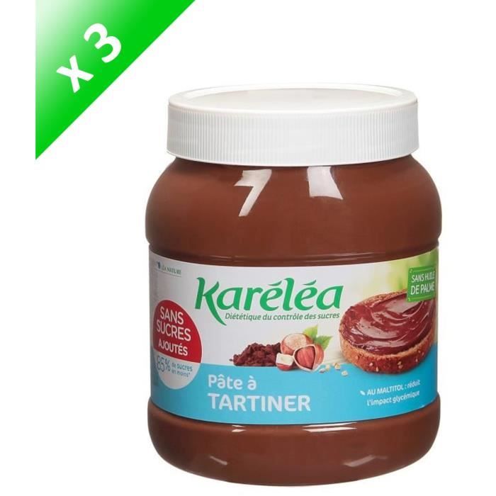 LEA NATURE Karéléa Pâte à Tartiner Noisette Cacao - 750 g x3