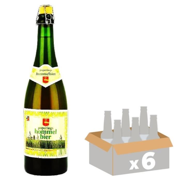 BRASSERIE VAN EECKE Hommelblier Bière Blonde - 75 cl x6 - 7,5 %