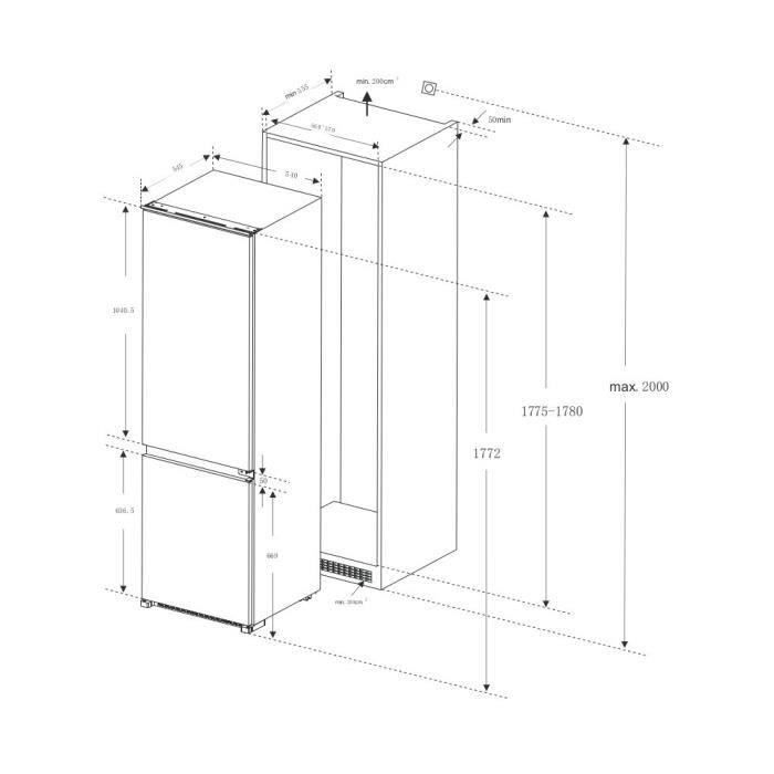  RBC275E - Réfrigérateur congélateur2