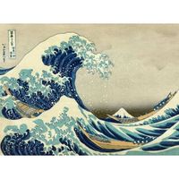 TABLEAU - TOILE Tableau La Grande Vague de Kanagawa 55 x 75 cm TABLEAU - TOILE Tableau La Grande Vague de Kanagawa 55 x 75 cm