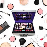 COFFRET CADEAU BEAUTÉ 68 pièces vanité maquillage ensemble fard à paupiè COFFRET CADEAU BEAUTÉ 68 pièces vanité maquillage ensemble fard à paupiè