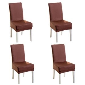 Pas Chaises Cher Achat Maron Fonce Vente EWH92ID