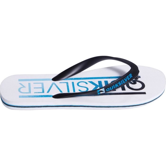 QUIKSILVER Tong molokai wordmark - Adulte - Blanc et bleu