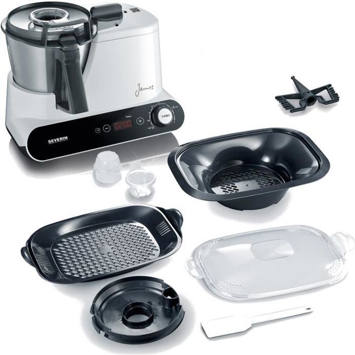 SEVERIN KM3895 Robot cuiseur James - Blanc