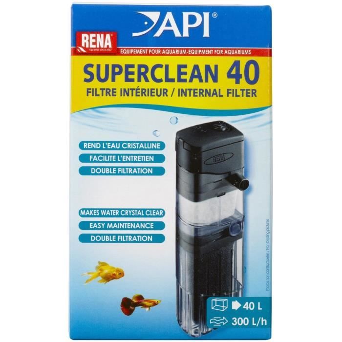 API Filtre intérieur Rena Superclean 40 EUR 230240 Pour aquarium Achat / Vente filtration