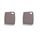 DIAGRAL Lot de 2 badges taupe DIAG47ACX pour alarm