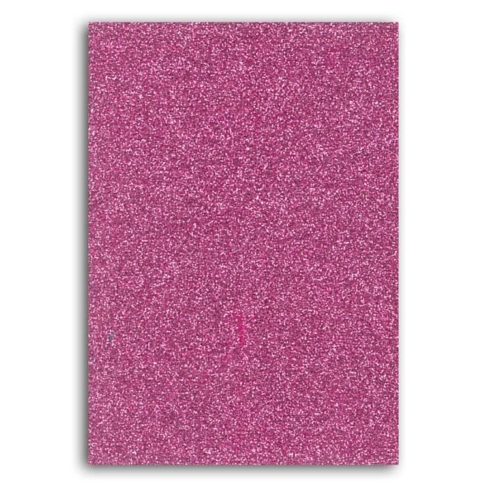 Oh ! Glitter Carnet d'idée glitter à décorer - 7x10cm - rose