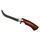 KAND'BASE Couteau de Chasse Inox Manche Bois Pakka