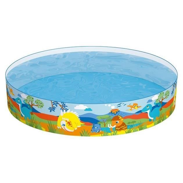 BESTWAY Piscine Fill'N Fun Dinosaures - D 183 x H 38 cm