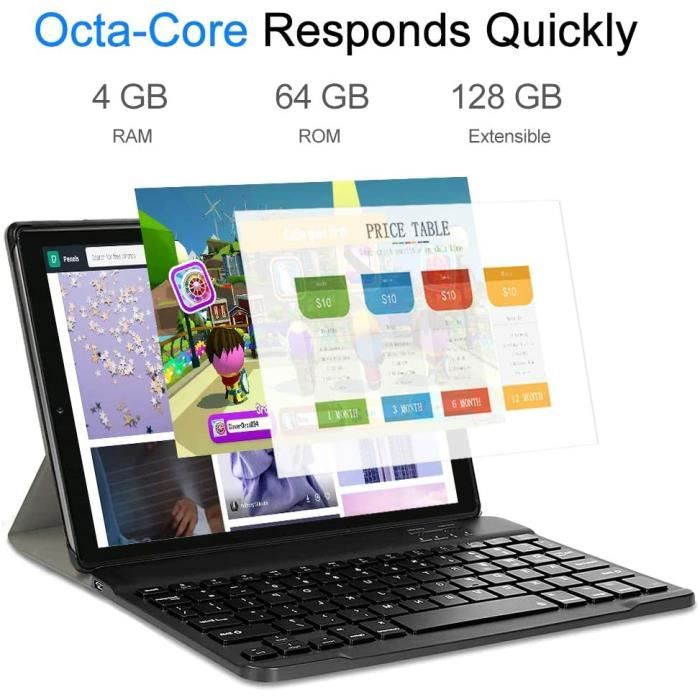 Tablette Tactile 10 Pouces Full HD -  K802 - 3G/WiFi2