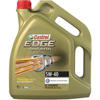 HUILE MOTEUR Castrol EDGE Turbo Diesel Huile Moteur 5W-40 5L Et HUILE MOTEUR Castrol EDGE Turbo Diesel Huile Moteur 5W-40 5L Et