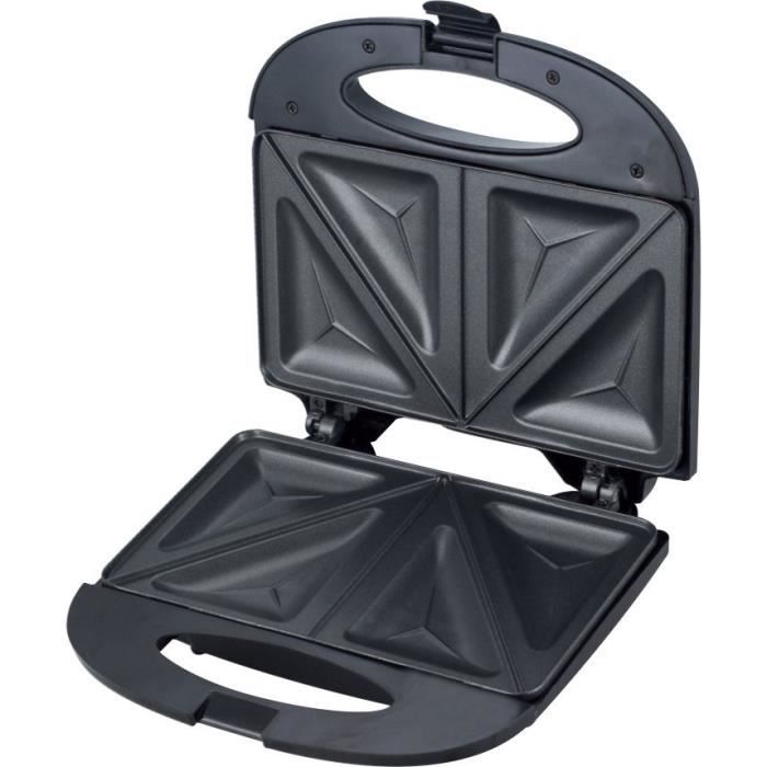 TECHWOOD TCM-606 Appareil à croque-monsieur - Noir