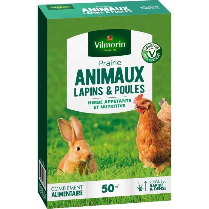 Prairie pour lapins et poules Vilmorin 500 g
