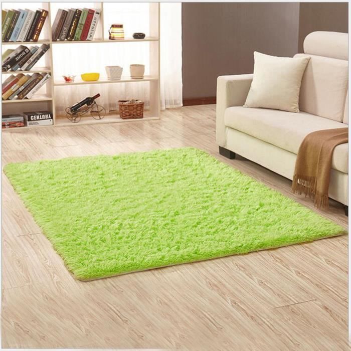 Trendy Tapis De Salon Shaggy Gris 120x160 Cm Achat Vente