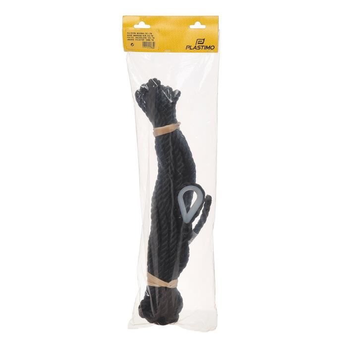 PLASTIMO Bosse d'amarrage - Ø12mm - L 7m - Noir