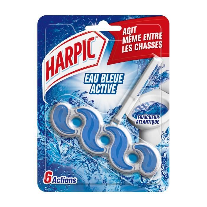 HARPIC Bloc Active Fresh 6 Eau bleue fraicheur intense