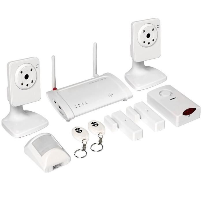 OP LINK Kit alarme maison et surveillance connecté