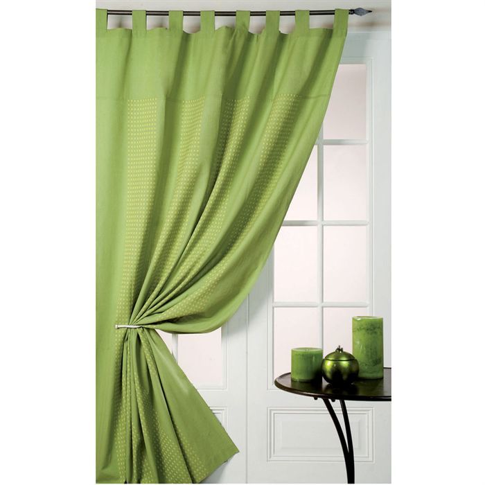 Rideau HOME MAISON vert petites croix - Achat / Vente rideau Coton ... Rideau HOME MAISON vert petites croix - Achat / Vente rideau Coton ...