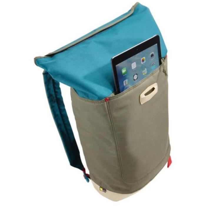 CASE LOGIC Sac à dos pour ordinateur portable Larimer Rolltop - 14\