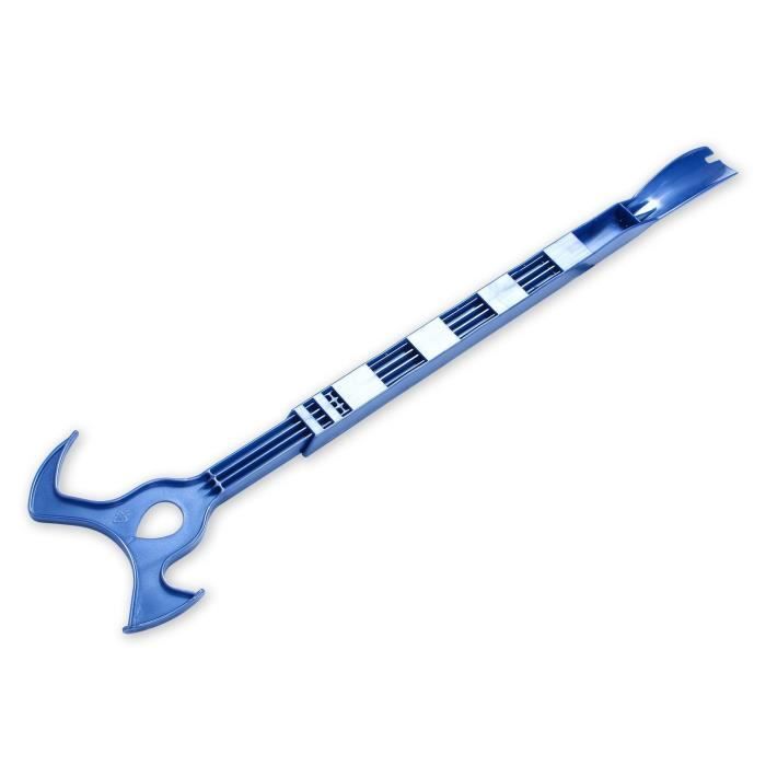 VITAEASY Chausse pied extensible 2 en 1 avec crochet habillage