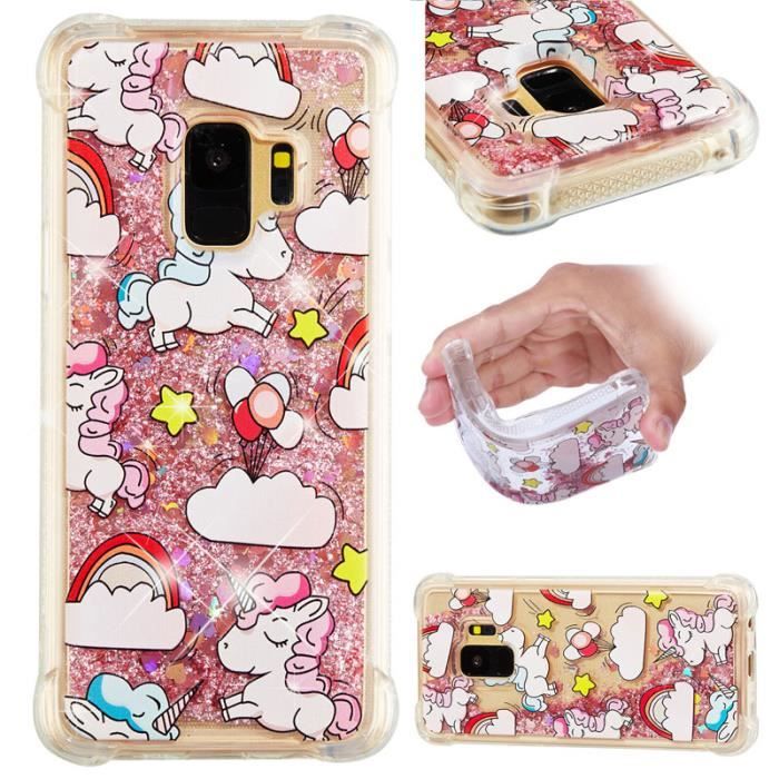 coque samsung s9 liquide paillette coque samsung s9 liquide paillette