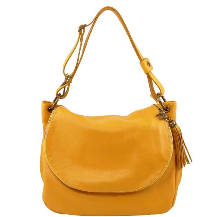 En Leather Bandoulière Bag Besace Tuscany Souple Sac Cuir Tl DHI2Y9WE