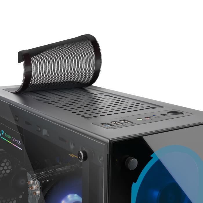 Mars Gaming MCG BLUE, Boîtier Midi-tour,1