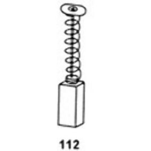 Ref CB 415-191950-1 Jeu de Balais Charbons ASEIN pr MAKITA 6 x 9 x 12 mm