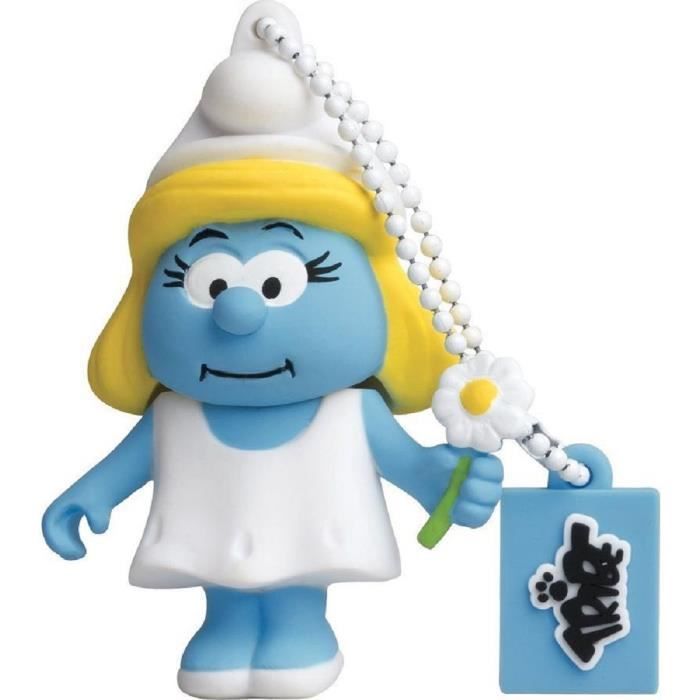 TRIBE Clé USB 3D 16GB - Schtroumpf Schtroumpfette