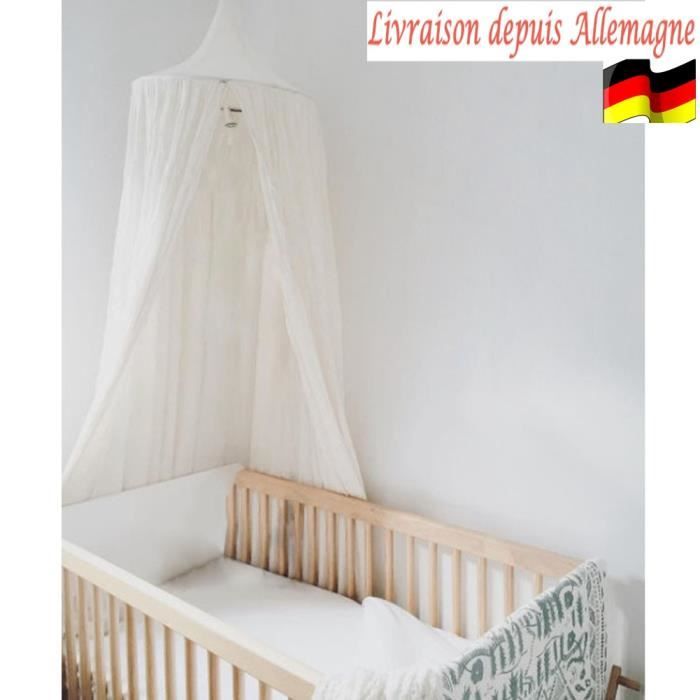 ciel de lit baldaquin moustiquaire bebe enfants protection anti