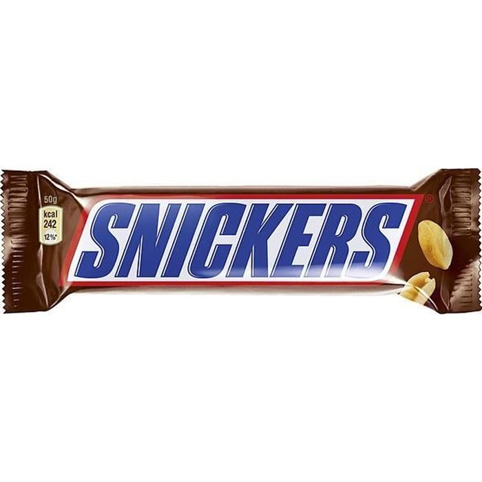 Mars Snickers Chocolat Barres 32 x 50g - Achat / Vente confiserie de ...