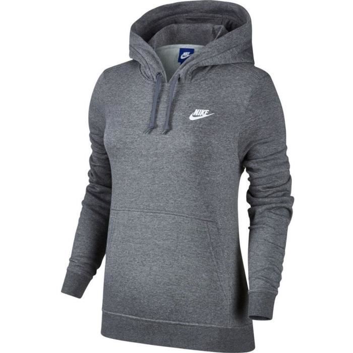 pull gris nike femme