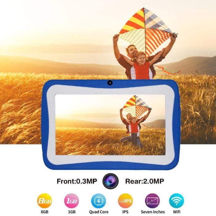  Tablette pour enfant 7 pouces WIFI caméra3