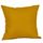 Coussin jaune moutarde