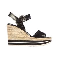 SANDALE - NU-PIEDS Zeppe sandales femme en cuir corda Prada SANDALE - NU-PIEDS Zeppe sandales femme en cuir corda Prada
