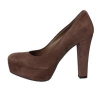 ESCARPIN ALBANO Chaussures Femme Escarpin Daim Marron AD37 ESCARPIN ALBANO Chaussures Femme Escarpin Daim Marron AD37