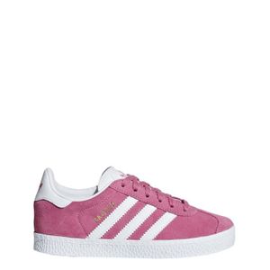 Gazelle enfant - Achat / Vente pas cher BASKET Adidas Baskets Fille Gazelle C Blanc-Rose