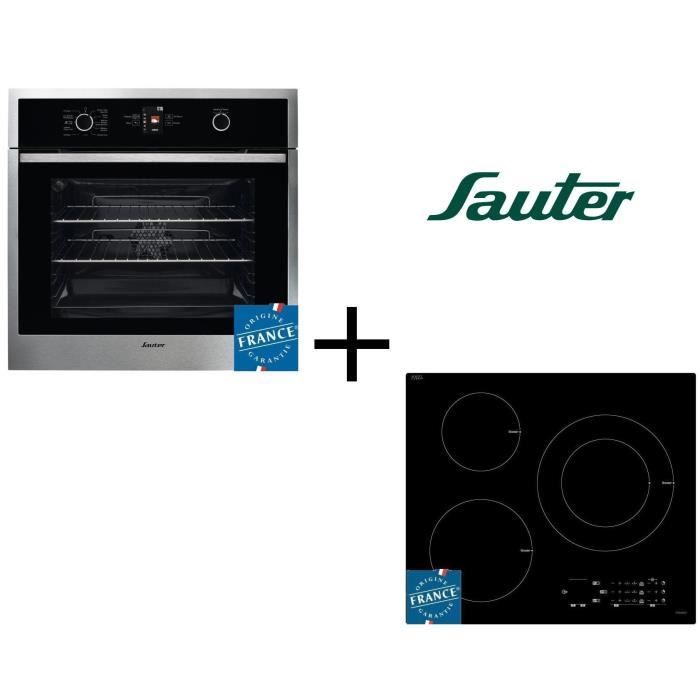 PACK cuisson SAUTER - SOP4440X Four électrique encastrable 60L + SPI5361B Table de cuisson induction 3 zones