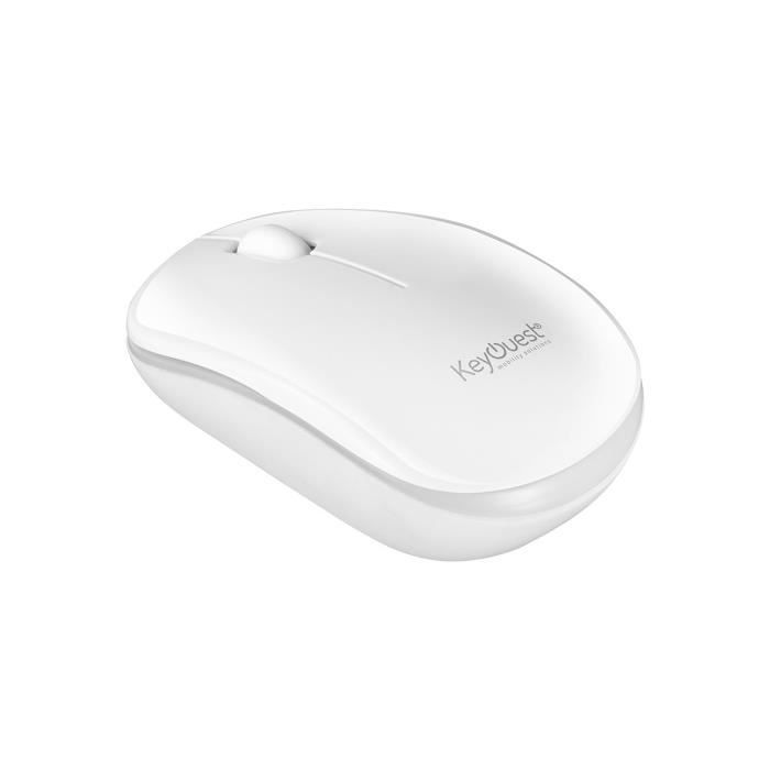 KEYOUEST Souris Led - Sans fil - 1000 DPI - Blanc
