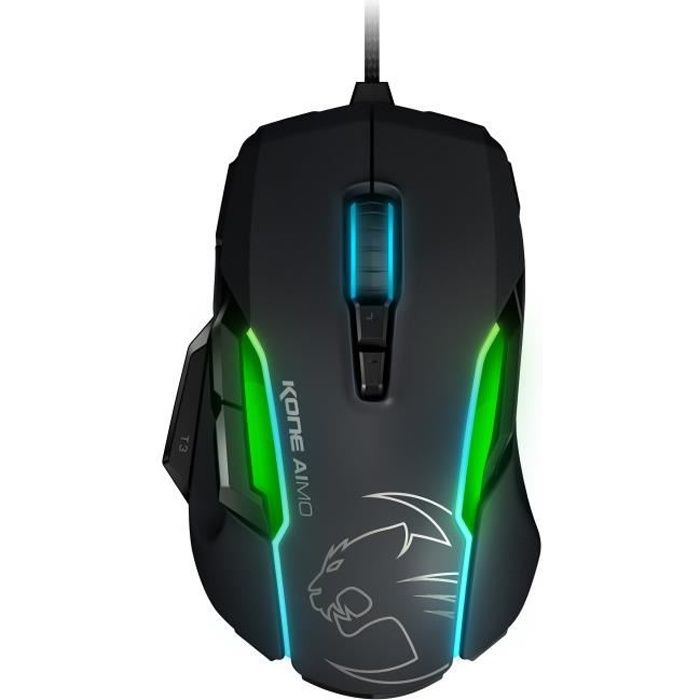 ROCCAT Souris Gaming Kone Aimo - RGBA - Noir - Filaire