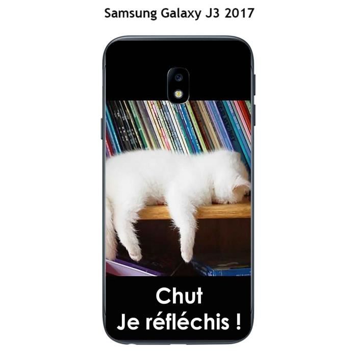 coque chat pour samsung galaxy j3 2017