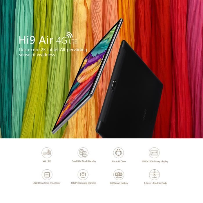 Tablette tactile  Hi9 Air - Ram 4Go - Android3