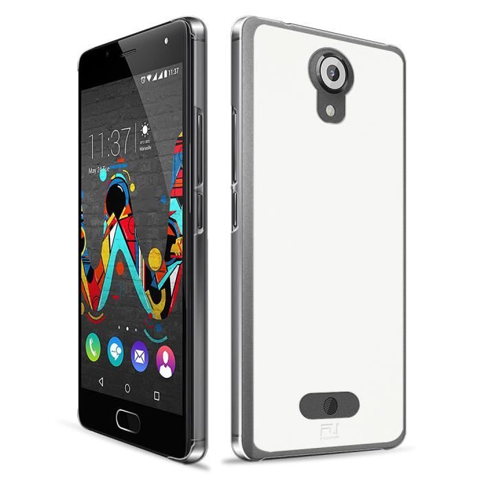 FOLLOW UP Coque Parisian Cover Wiko u feel - Luxe blanc