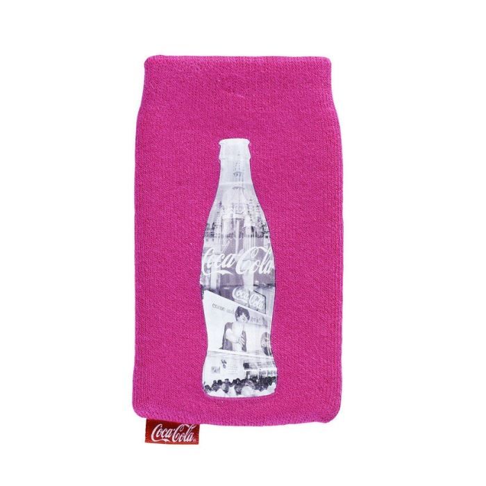 Coca-Cola Etui Chaussette universel - Bouteille - Rose
