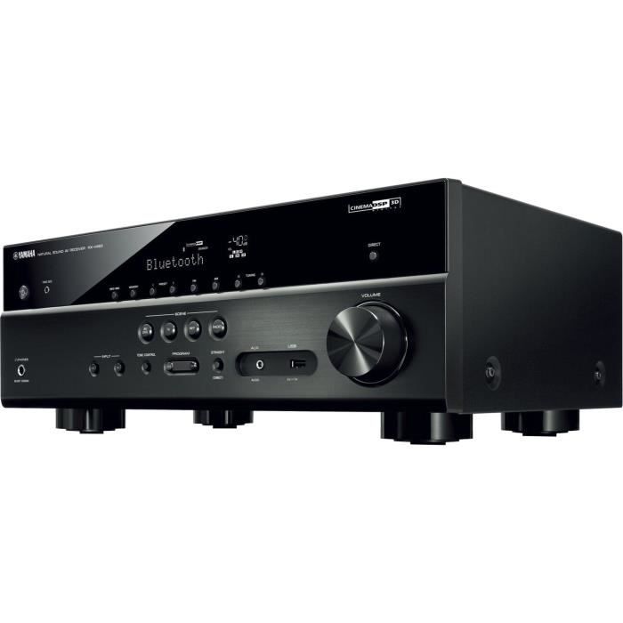 YAMAHA RX-V483 Ampli Home-Cinéma 5.2 compatible MusicCast - Noir